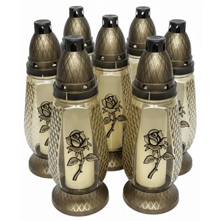 ZNICZ RÓŻA - 076 ( 1 opakowanie 7 szt. )